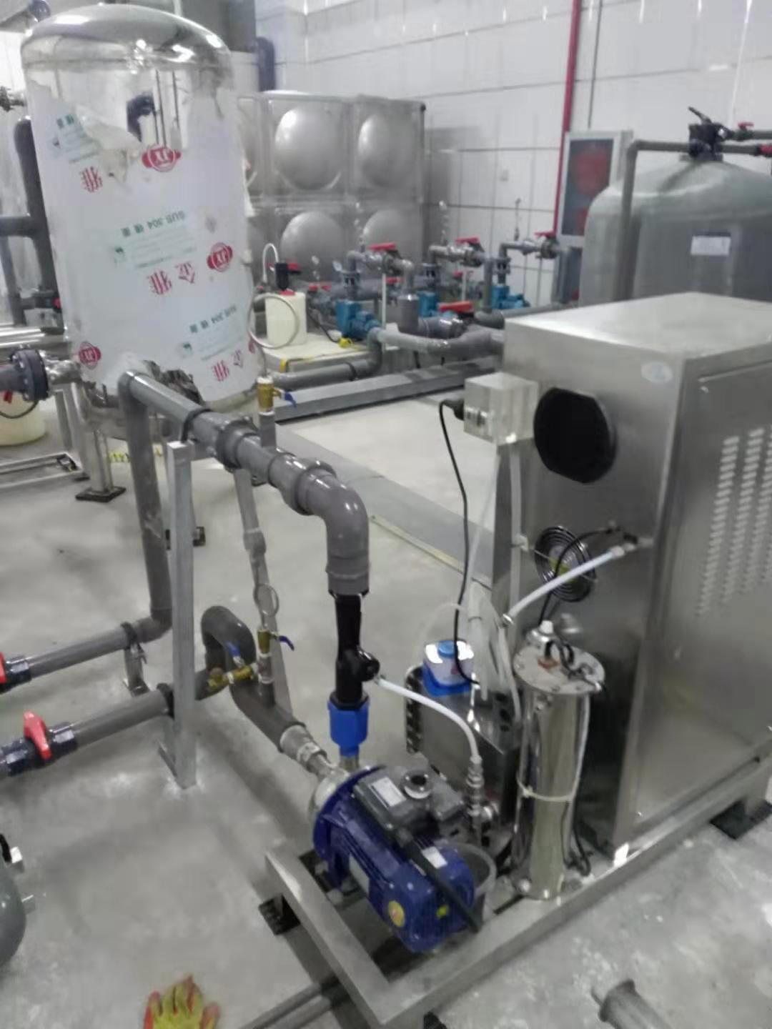 臭氧發生器去除水中銅綠單細胞菌案